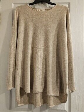 Michael Kors Lightweight Beige Crewneck Sweater